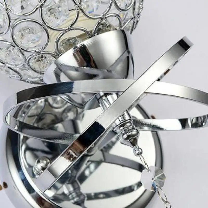 K9 хрустальный настенный светильник для гостиной коридора Серебряная Золотая