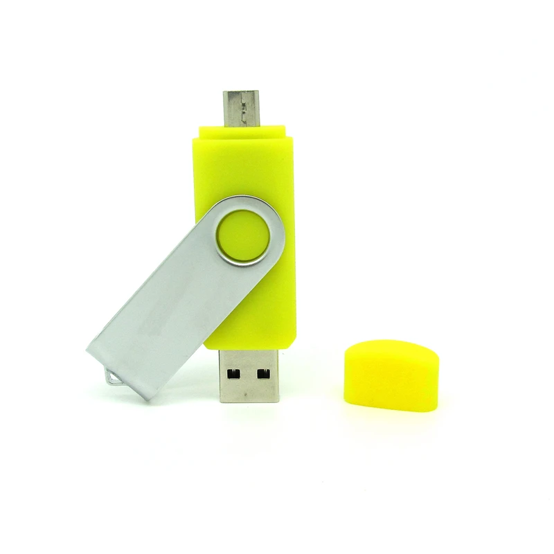 Вращение OTG USB флэш накопитель розовый/синий/зеленый Флеш карта памяти TF с