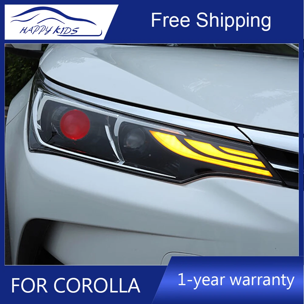 Автомобильный Стайлинг для новых Corolla Атис фары 2018 светодиодный налобный фонарь