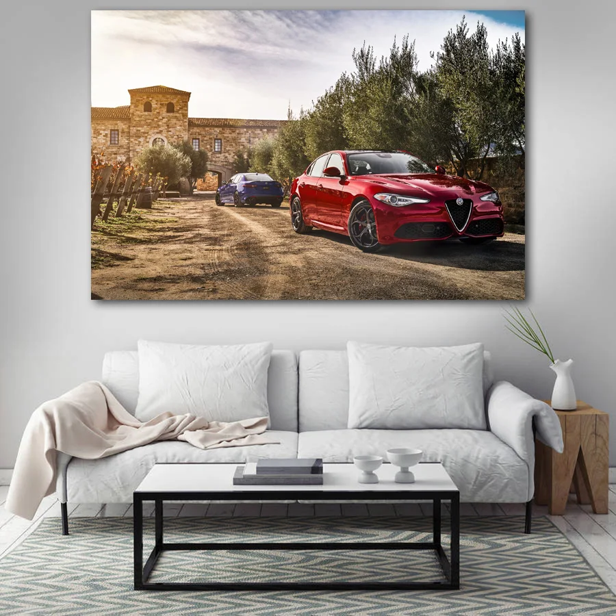 Плакаты и принты альфа Ромео Джулия Роскошная Автомобильная настенная Картина