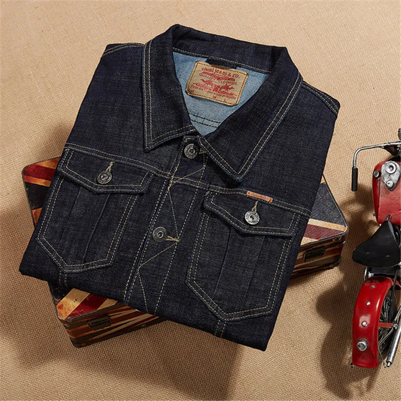 Plus Size 8XL 7XL 6XL Men's Denim Jackets Trend Fashion Cowboy Motorcycle Jacket Coats Clothing Male Casual Loose Outwear | Мужская