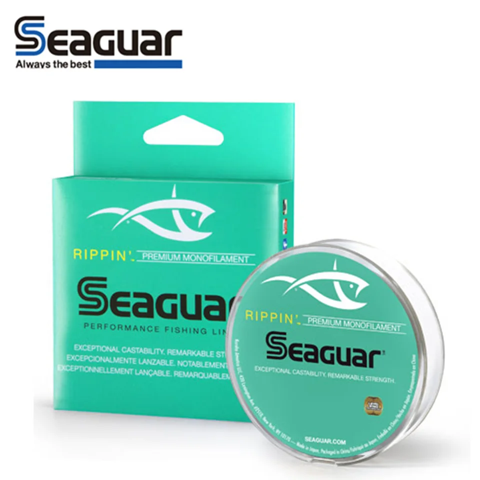 100% оригинальная нейлоновая рыболовная леска seaguar RIPPIN 6LB 12LB 183 м Новая моно мягкая и