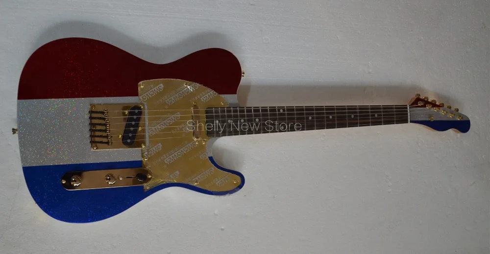Новинка от производителя Shelly блестящая металлическая ГИТАРА TL на заказ