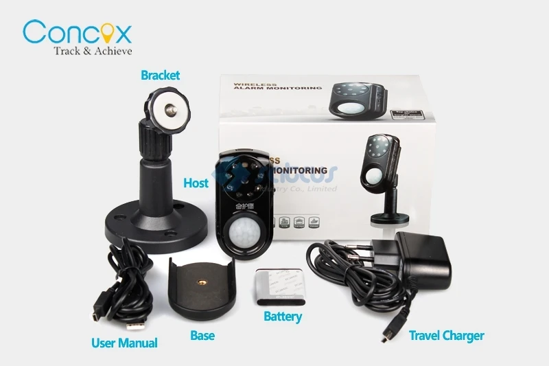 Мини GSM Охранной Сигнализации с Камерой и ПИР Обнаружения Движения Поддержка MMS SMS