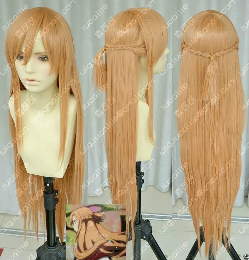 Новый стиль термостойкие волосы для костюмированной вечеринки&gt меч искусство