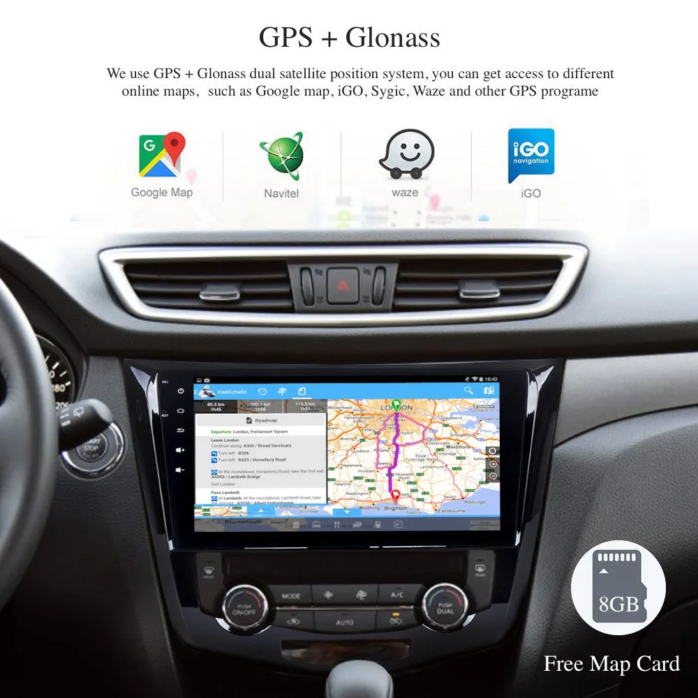 Android 9,0 Автомагнитола 2 Din gps Navi для Toyota Highlander 2009 2010 2011 2012 PX6 DSP ips экран 4 Гб+ 64 Гб HDMI RDS wifi BT SWC