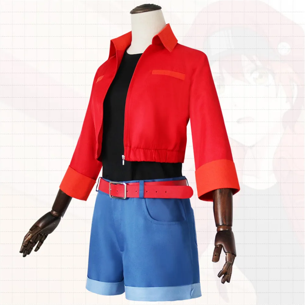 Cells At Work / Hataraku Saibou Anime Cosplay Costume Red Blood Cell Women Halloween |