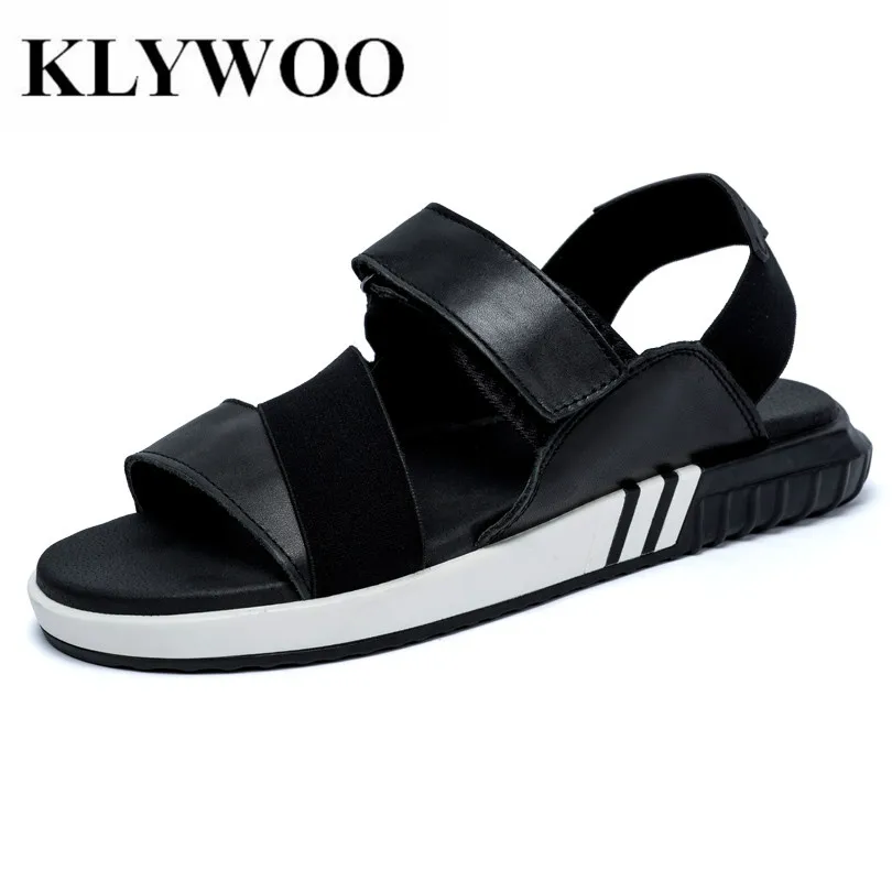 KLYWOO Big Size 38-47 Comfortable Men Sandals Summer Casual Shoes Brand Fashion Beach Breathable Footwear Slides | Обувь
