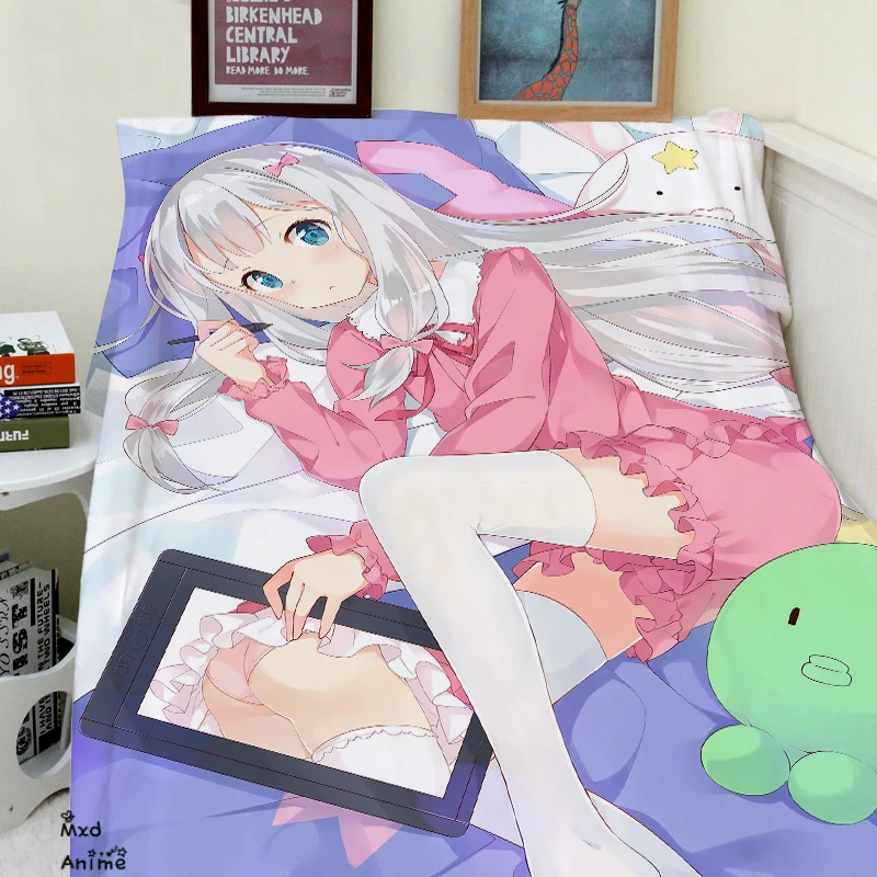 Японское аниме &quoteromanga Sensei&quot Izumi Sagiri мягкое Фланелевое Флисовое одеяло