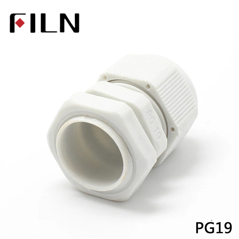 PG19 M24/M25X1.5 нейлон водонепроницаемый кабельный сальник размеры гибки кабельных