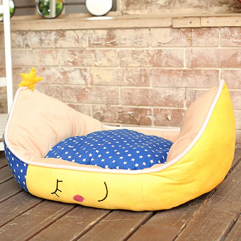 Новое поступление двухцелевые милые луноходные кровати для маленьких собак