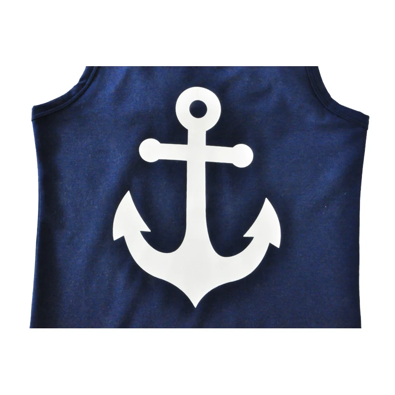 SOSOCOER/Одежда для мамы и дочки футболка 2017 летние одинаковые футболки с морским