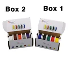 Провод электрический из луженой чистой меди, 30282624222018awg ( 5 цветов в коробке, набор многожильных проводов)