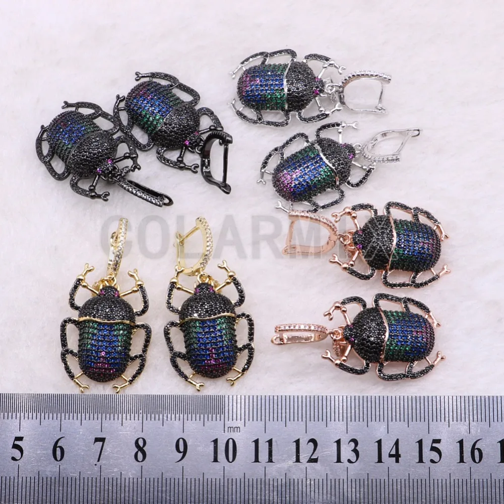 

3 pairs insects earrings Insects fly Bee hook earrings big size mix colors wholesale earrings bugs jewelry Earrings 3766