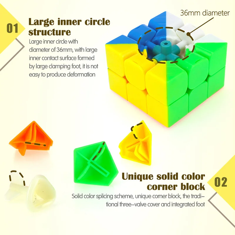 Магический куб Neo Cube 3x3x3 профессиональные скоростные кубики Головоломки 3x3