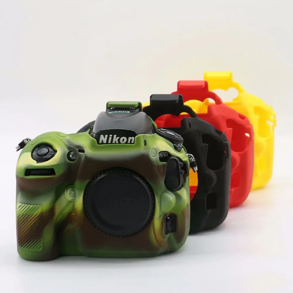 Силиконовая кожа брони чехол корпус протектор для Nikon D750 D7500 D810 D3500 D5300 DSLR корпус защищающий чехол для камеры видео сумка