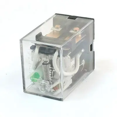 

HH62P DC 12V Coil 8Pin DPDT Green LED Indicator Power Relay
