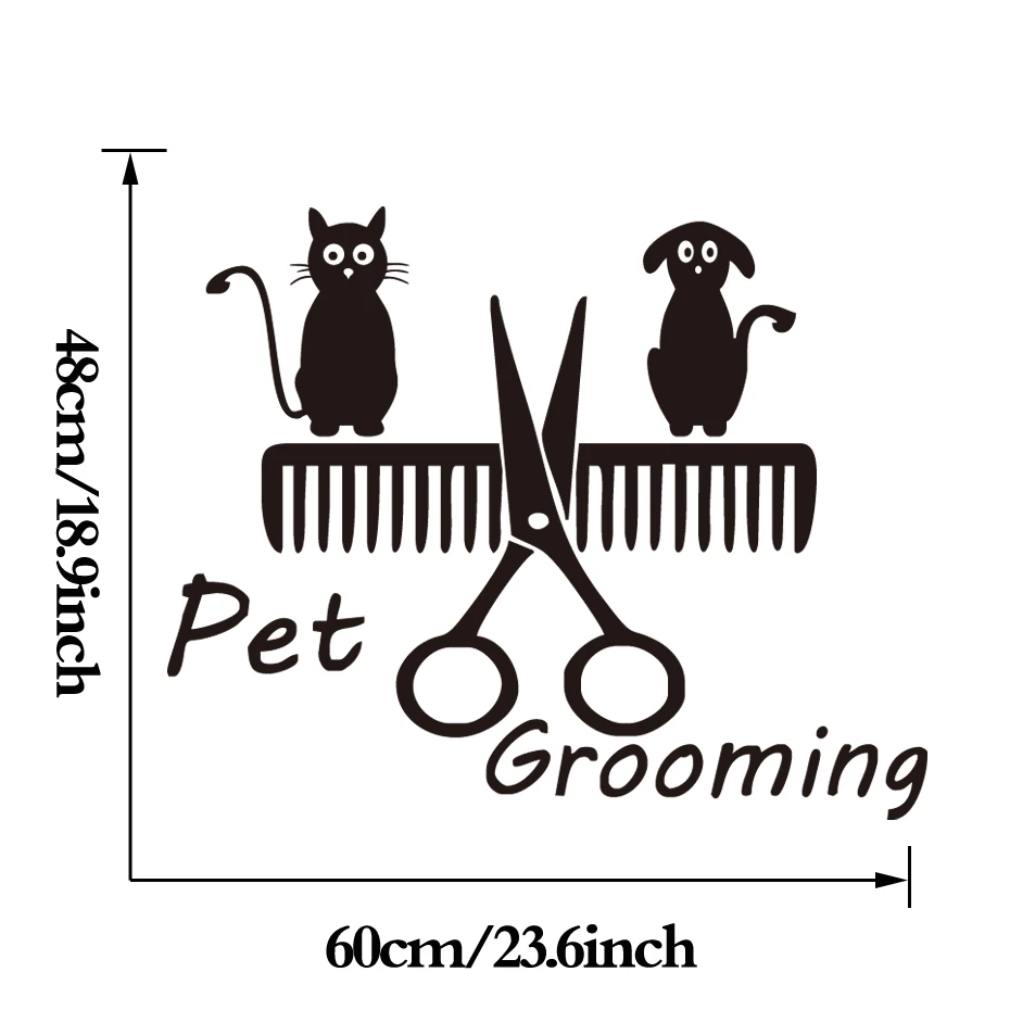 Новое Прибытие Собак И Кошек Виниловые Детская Комната Стикер Стены клей Съемный