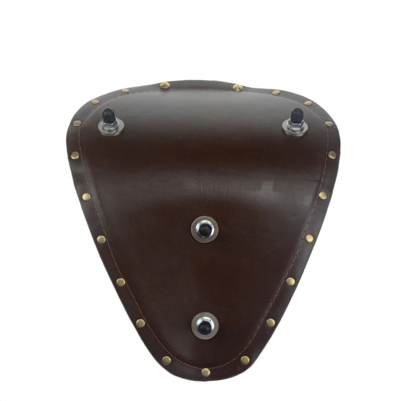 Новинка винтажный коричневый кожаный чехол на переднее сиденье для мотоцикла