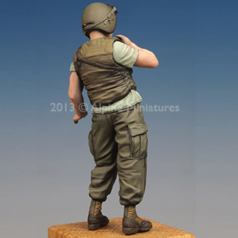1/35 US танкер войны во Вьетнаме #1 с 2 различными головками набор из смолы солдат GK