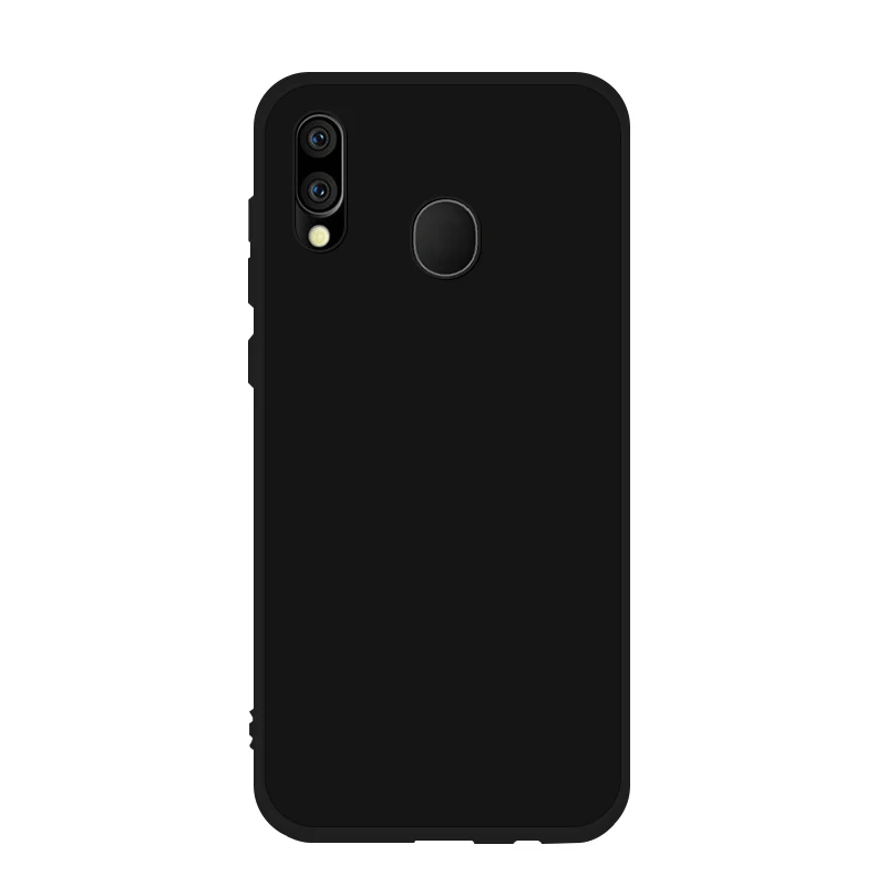 Black ТПУ чехол для телефона с принтом для Samsung Galaxy A20e A20 E A40 A70 A60 A50 A30 A10, матовый чехол с мультипликационным принтом для A 20e 70 40 50, чехол - Цвет: Black