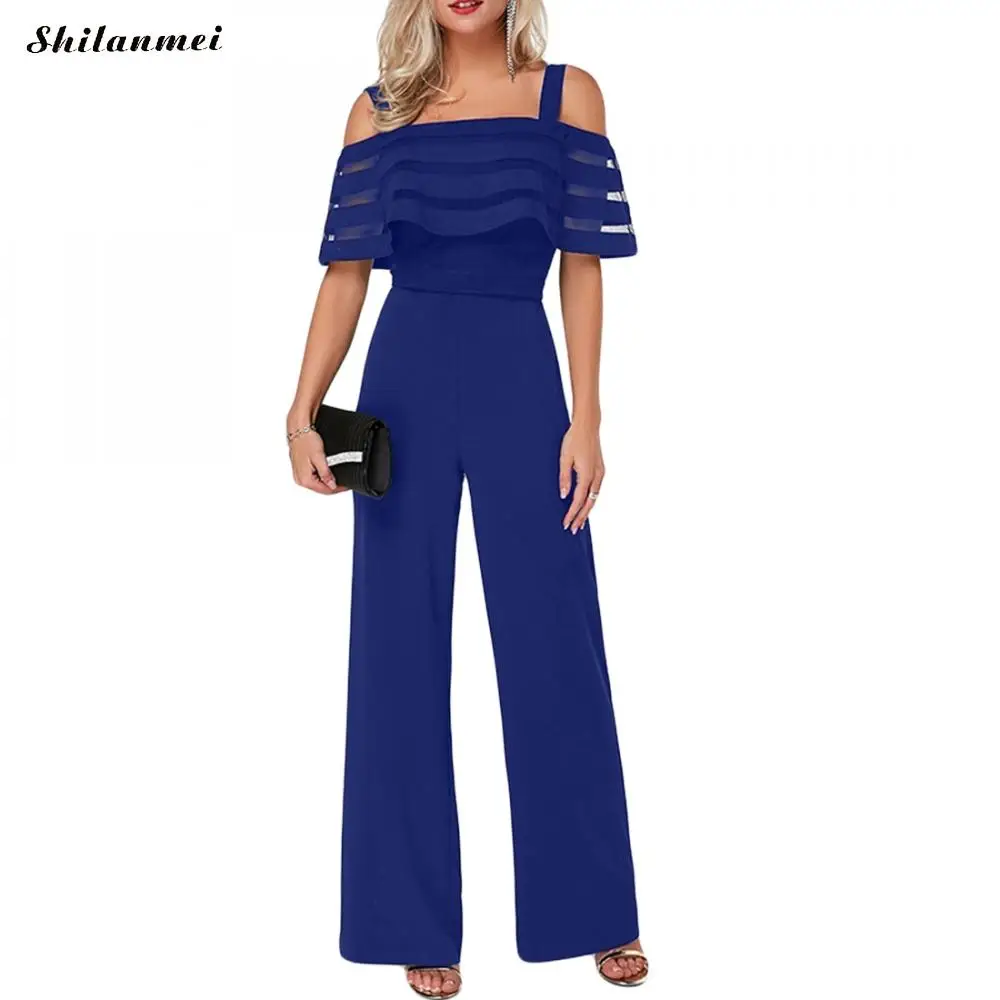 Новинка 2019 Летний комбинезон хит продаж Модный женский повседневный без рукавов