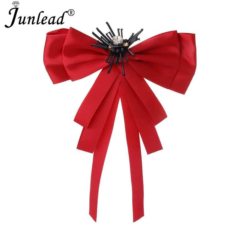 Junlead новинка Классическая тканевая заколка для галстука хит продаж модные милые