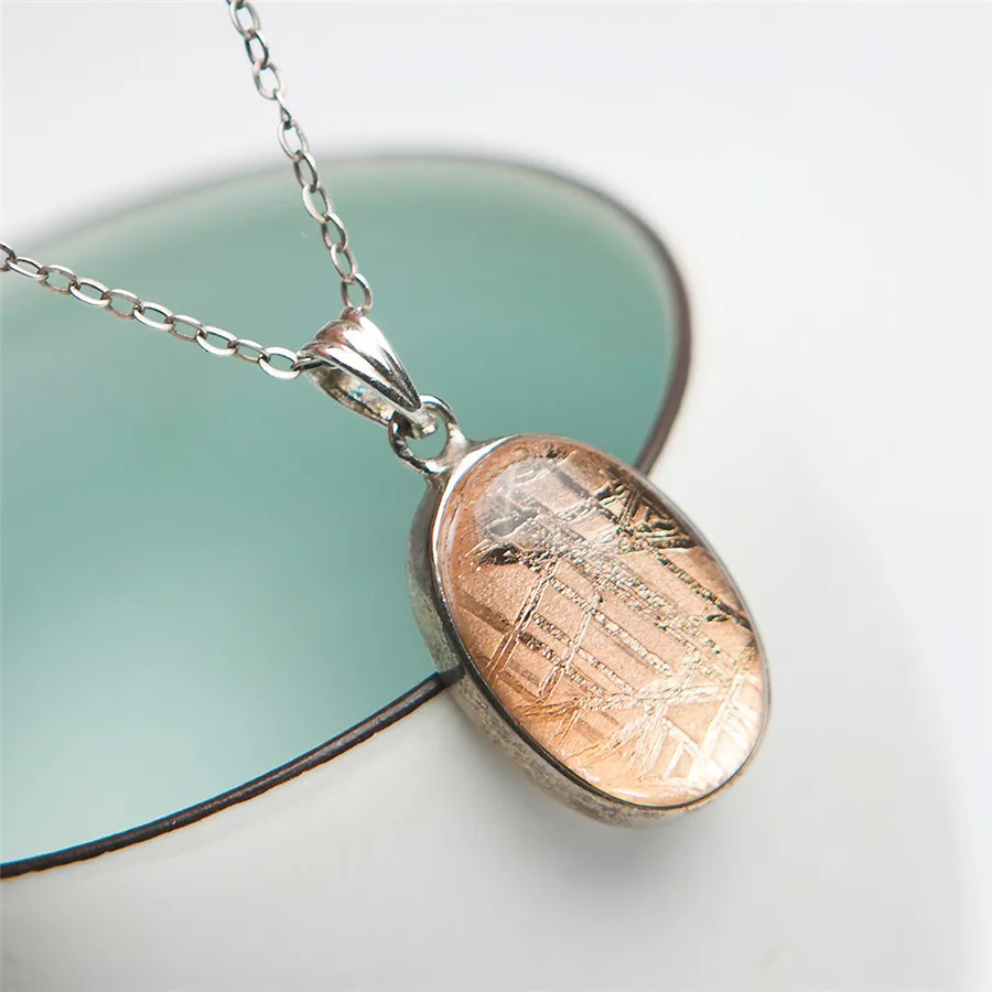 

Fashion Women Necklace Pendants Necklace Charms Genuine Natural Gibeon Iron Meteorite Moldavite Pendant 19*14*6mm Drop Shipping