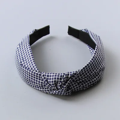 New Fashion Girls Cute Cartoon Dot Flower Smile Face Cloth Headband Kids Birthday Gifts Hairbands Hair Bands Hair Accessories - Цвет: 17