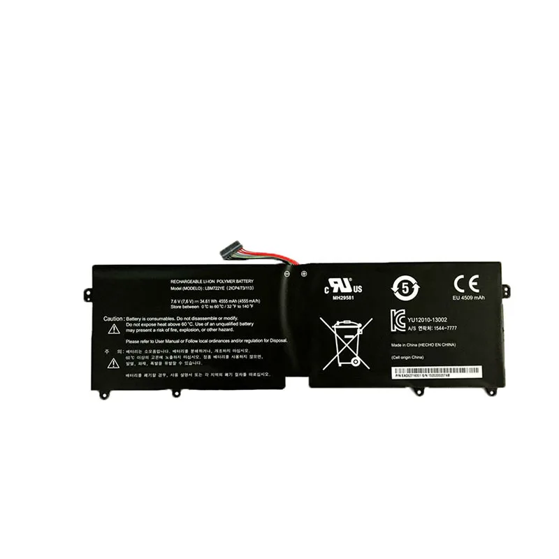 Фото Аккумулятор LBM722YE для ноутбука LG 13Z940 14ZD960-GX5GK EAC62198201 EAC62718301 LBG722VH, 4555 Вт · ч, 7,6 В №2