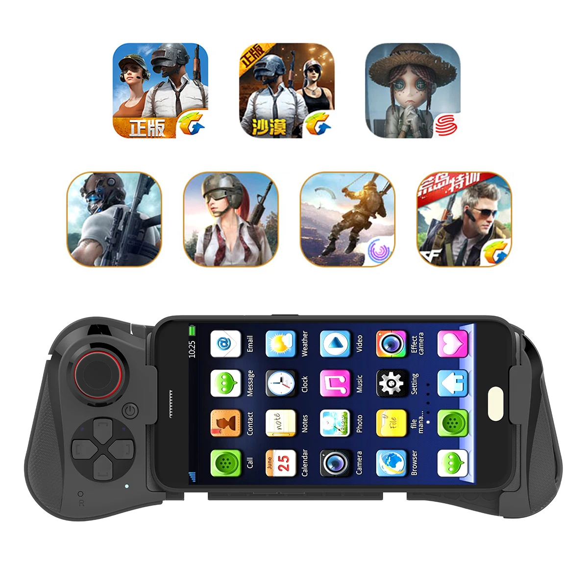 

MOCUTE 058 Gamepad For Android iOS PC PUBG Mobile Phone Wireless Bluetooth Game Controller Joystick Sensitive Gamepads