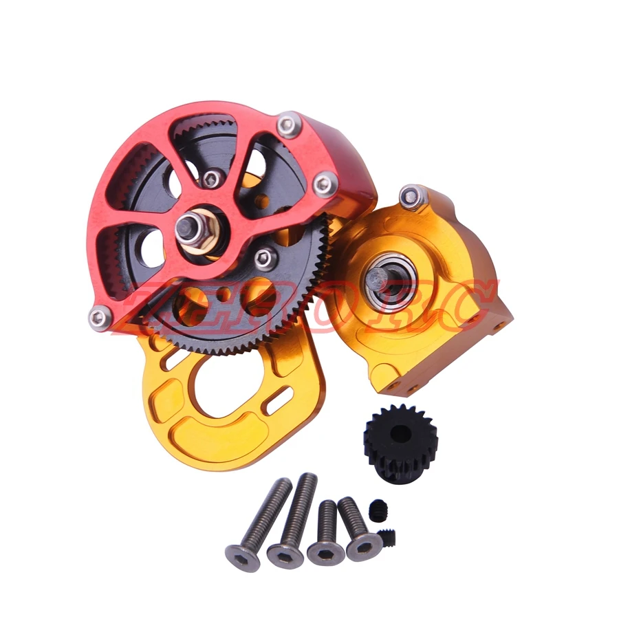 RC 1/10 Axial SCX10 AX10 CNC сборная Центральная коробка передач Tranny (Золотая) с твердой