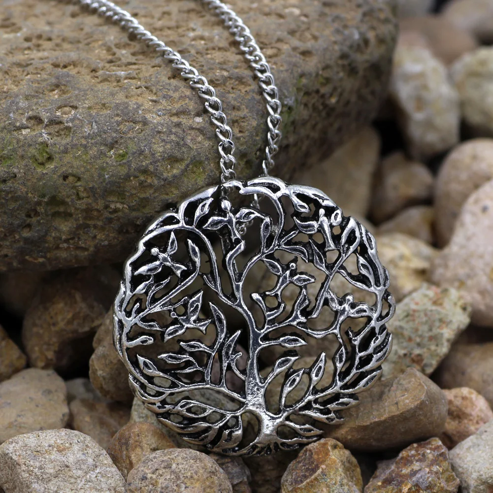 Ожерелье с изображением дерева жизни ожерелье шестью птицами на дереве