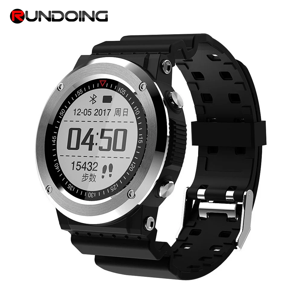 Смартчасы Rundoing Q6 GPS Bluetooth 4.0 напоминание о движении поддержка уведомлений датчик