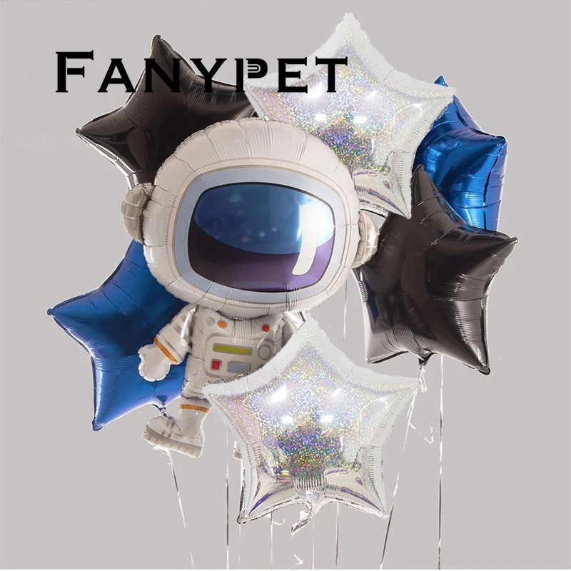 Воздушные шары для вечеринки с астронавтом воздушный шар из алюминия украшение
