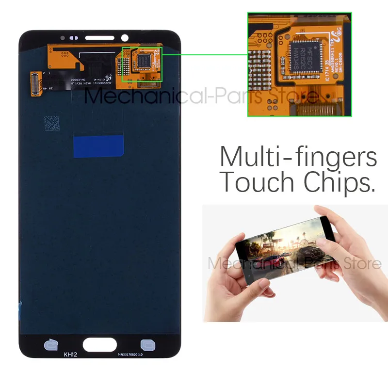 AMOLED Дисплей для SAMSUNG Galaxy C9 Pro C9000 LCD в сборе с тачскрином Оригинал 6.0&quot черный