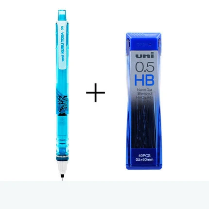 Япония UNI механические Pencil1 шт./партия 0,5 мм свинцовый вращающийся эскиз ежедневных принадлежностей для письма M5-450T канцелярские принадлежности для студентов - Цвет: Белый