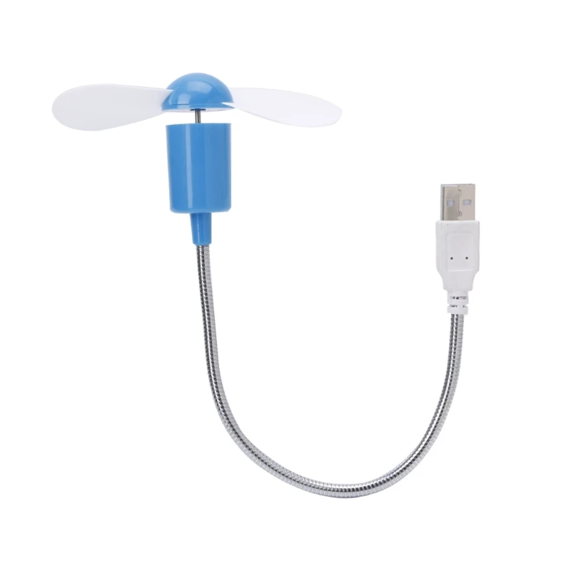 Free_on гибкий гусиная шея USB мини охлаждающий вентилятор кулер для ноутбука