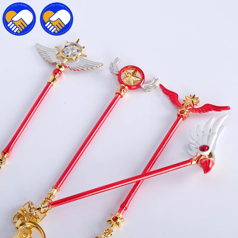 4 стиль Карта аниме Captor Sakura фигурка напечатанная Косплей волшебная палочка ключ