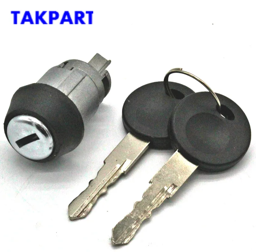 TAKPART для VW Beetle 1971 Up ключ зажигания и цилиндр замка T3 Ghia Bus 191905855|Переключатели