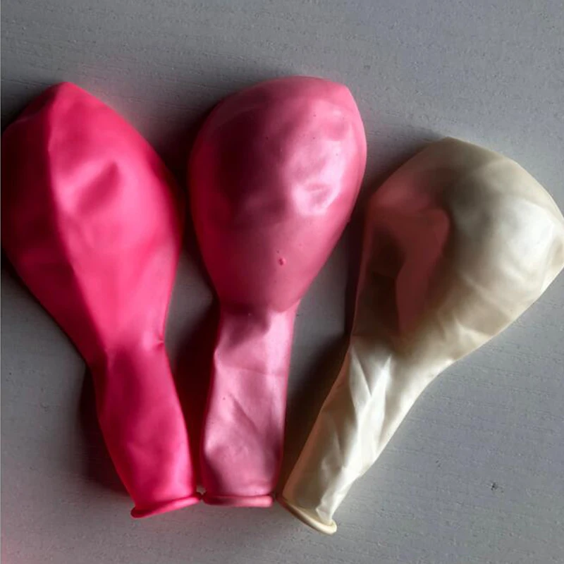 

12inch Pearl Latex Balloons White Pink Rose Ballons Wedding Festive Decorations Helium Air Ball Happy Birthday Party Supplies