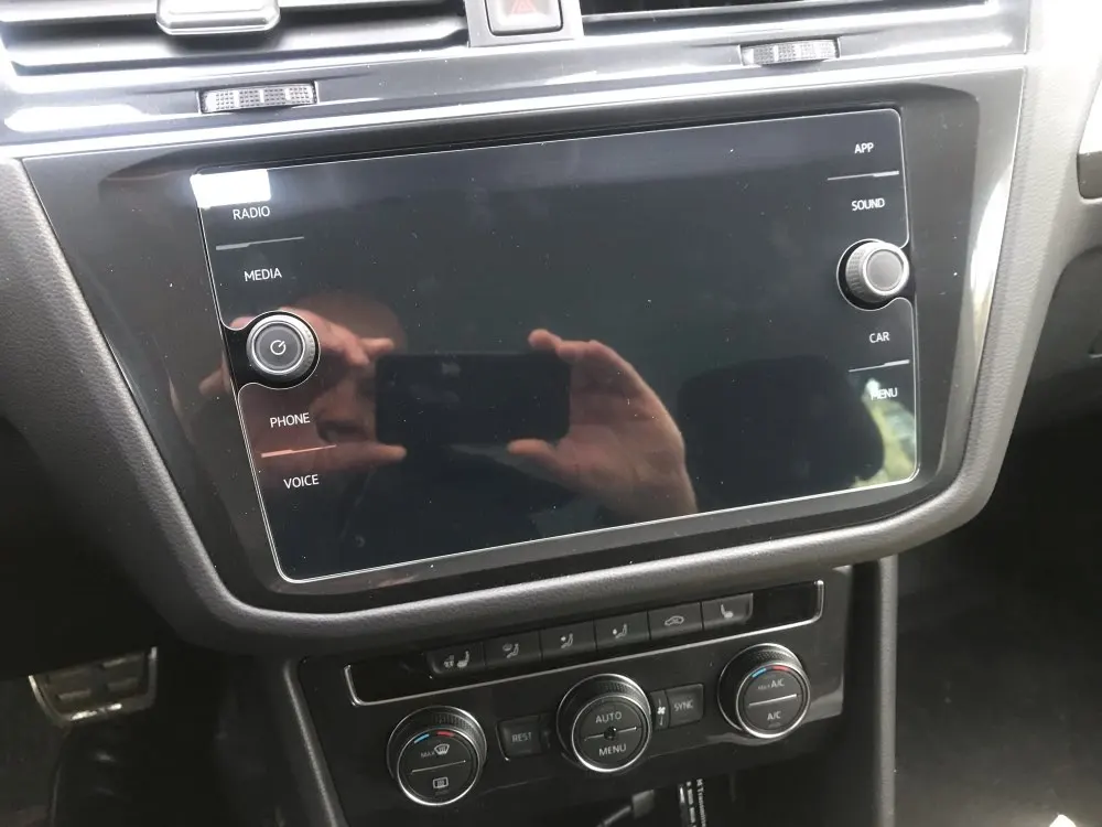 Myslc закаленное стекло для Volkswagen Tiguan протектор экрана автомобиля gps навигация lcd закаленная пленка для VW Tiguan Atlas