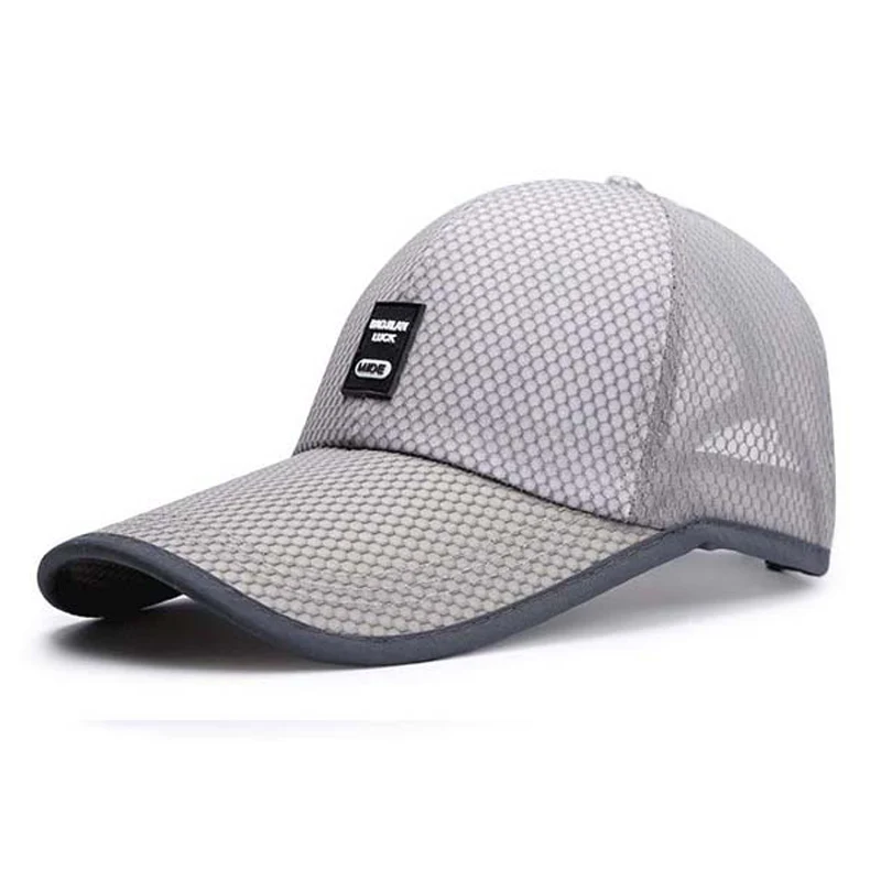 Fashion Summer Baseball Caps Men's Mesh Cap Comfortable Breathable Hats Neutral Adjustable Sports Hat Free Shipping Sale | Аксессуары