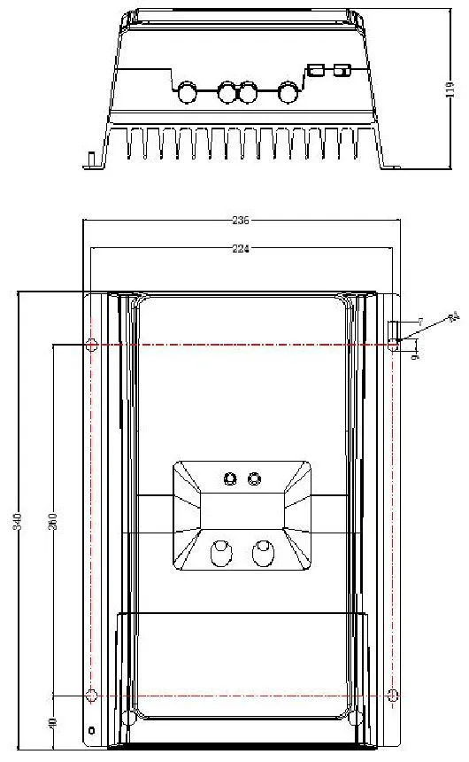 Tracer AN 60A Epever MPPT контроллер солнечного заряда 60A 12 V/24 V/36 V/48VDC автоматический регулятор заряда батареи Макс PV входное напряжение 150V или 200V