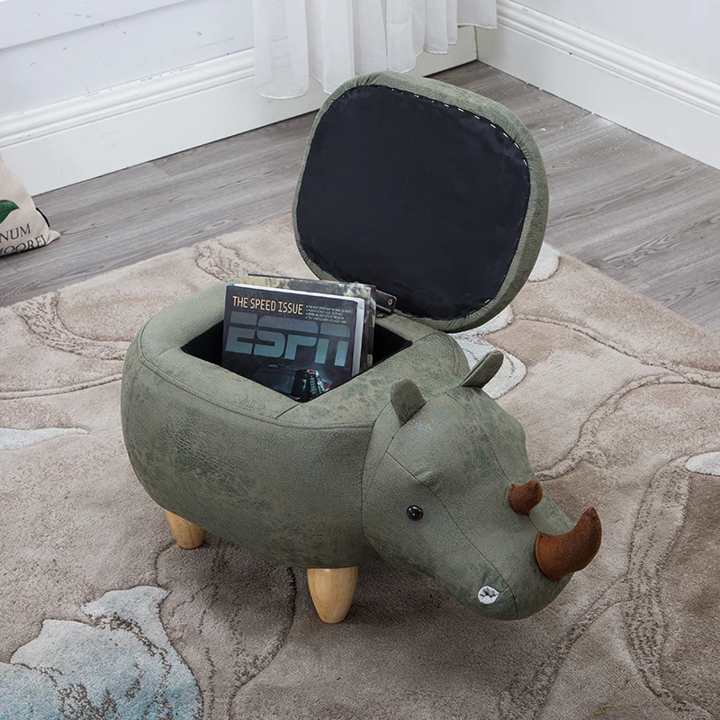 Креативная скамейка для обуви из массива дерева rhinoceros диван мебель альтмена стул
