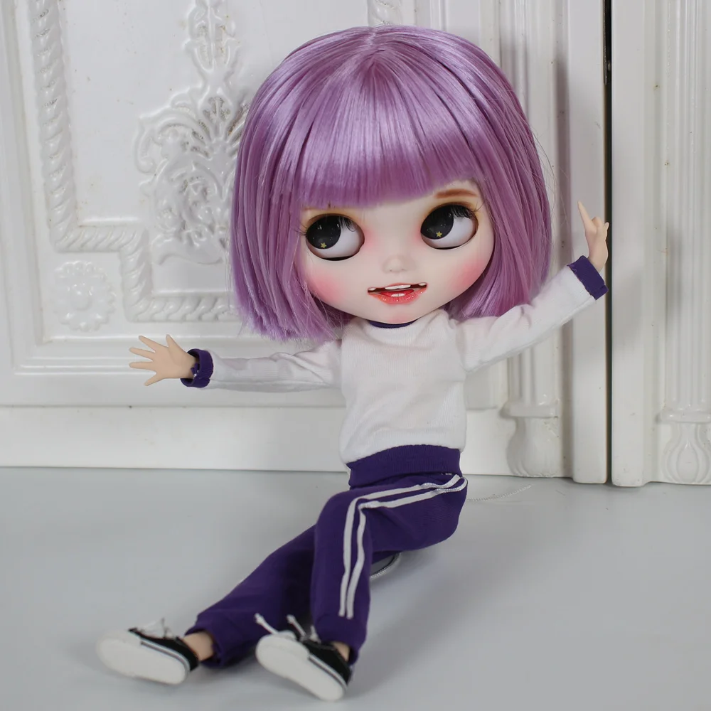 ICY Nude Blyth кукла открытый рот с зубами резные губы матовые лица суставы тела сонные глаза 1/6 bjd, licca, jerryberry, pullip
