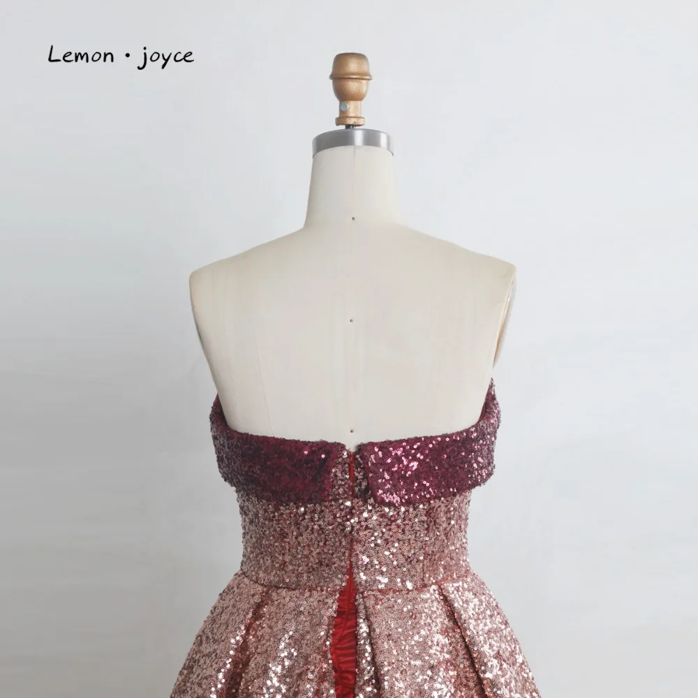 Lemon joyce блестками платье для выпускного вечера 2020 великолепное милое с открытой