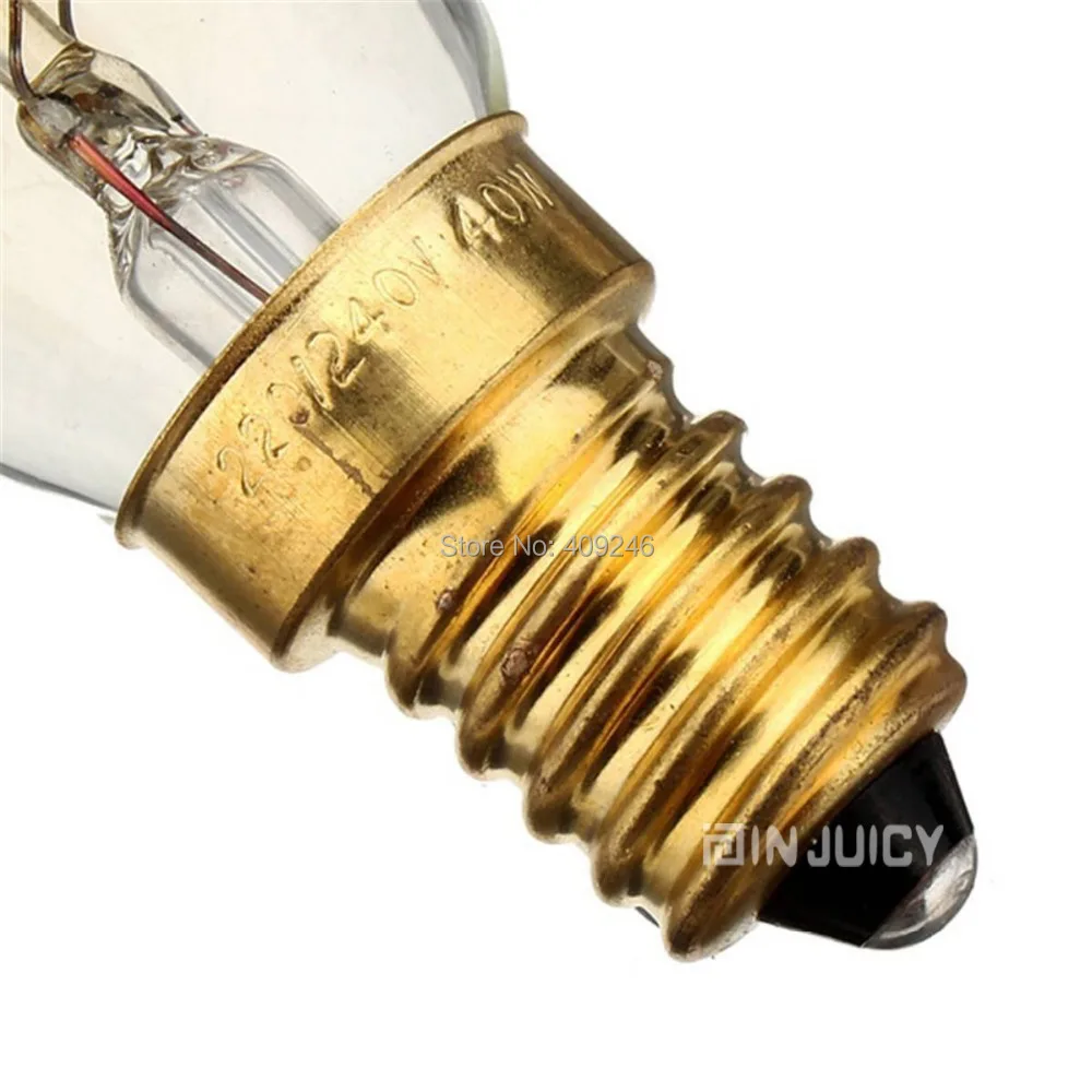 

6PCS/LOT E14 ST48 candle bulbs Edison retro tungsten carbon filament light for Crystal Chandelier 110V 120V