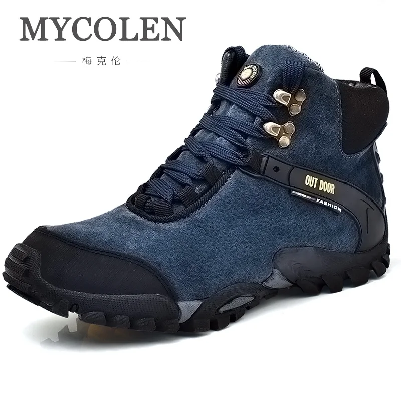 MYCOLEN/мужские ботинки роскошная дизайнерская мужская обувь зимние 2018 Короткие