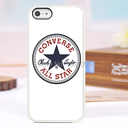 1pcs/lot converse logo hard white case for iphone 5 5s 4 4S 5c free shipping |